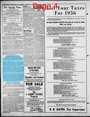 Page thumbnail for The Lincoln Times