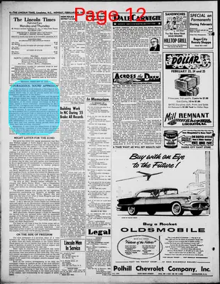 Page thumbnail for The Lincoln Times