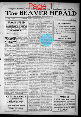 Page thumbnail for The Beaver Herald
