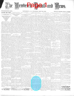 Page thumbnail for The Newberry Herald And News