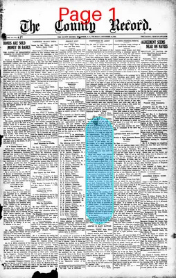 Page thumbnail for The County Record