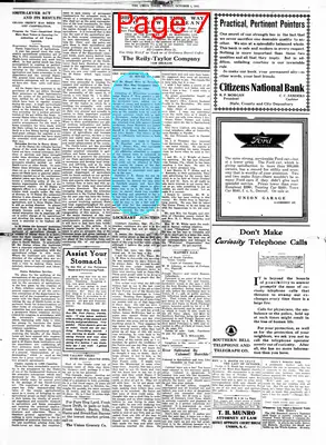 Page thumbnail for The Union Times