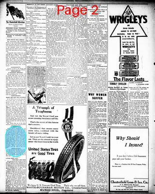 Page thumbnail for The Chesterfield Advertiser