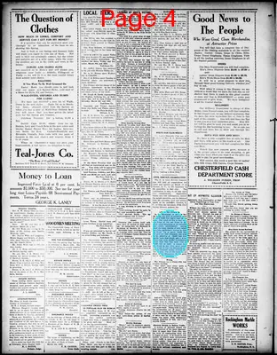 Page thumbnail for The Chesterfield Advertiser