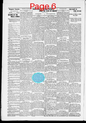 Page thumbnail for Heppner Gazette