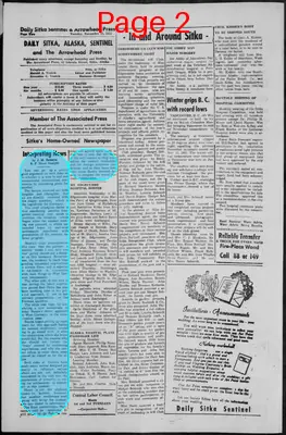 Page thumbnail for Daily Sitka Sentinel And The Arrowhead Press