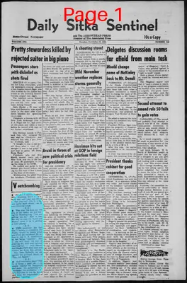 Page thumbnail for Daily Sitka Sentinel And The Arrowhead Press