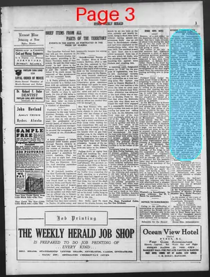 Page thumbnail for Hyder Weekly Herald