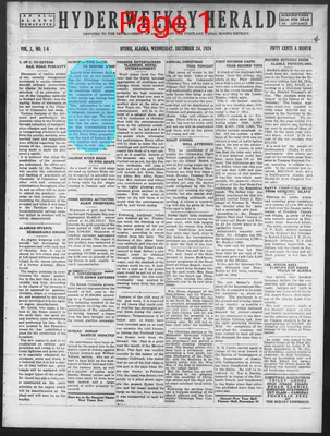Page thumbnail for Hyder Weekly Herald