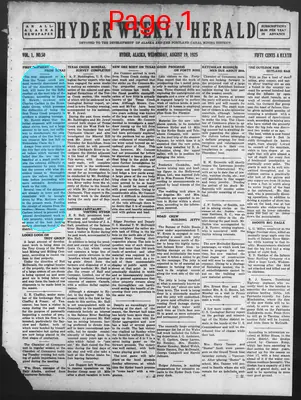 Page thumbnail for Hyder Weekly Herald