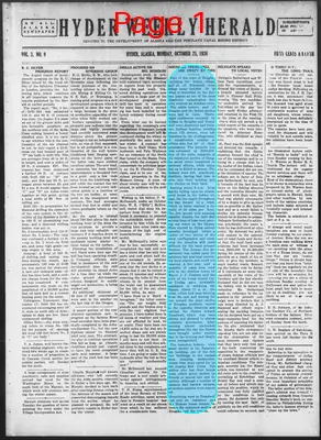 Page thumbnail for Hyder Weekly Herald