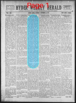 Page thumbnail for Hyder Weekly Herald