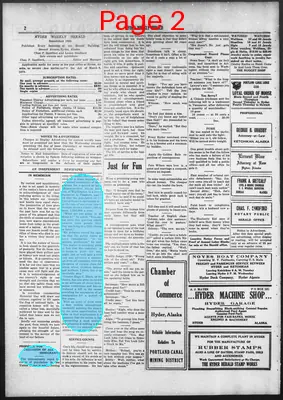 Page thumbnail for Hyder Weekly Herald