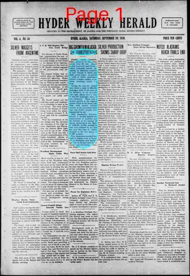 Page thumbnail for Hyder Weekly Herald