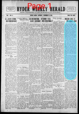 Page thumbnail for Hyder Weekly Herald