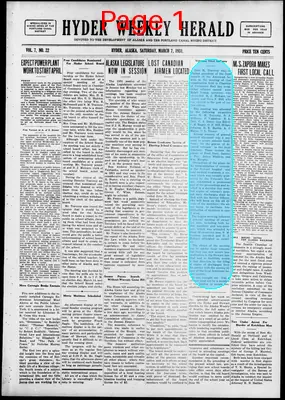 Page thumbnail for Hyder Weekly Herald