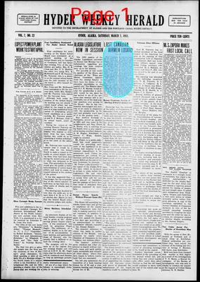 Page thumbnail for Hyder Weekly Herald