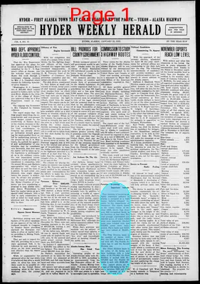 Page thumbnail for Hyder Weekly Herald