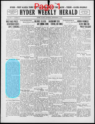 Page thumbnail for Hyder Weekly Herald