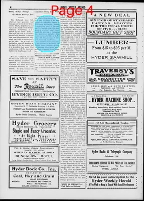 Page thumbnail for Hyder Weekly Herald