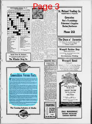 Page thumbnail for The Wrangell Sentinel