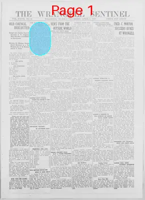 Page thumbnail for The Wrangell Sentinel