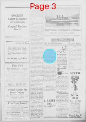 Page thumbnail for The Wrangell Sentinel