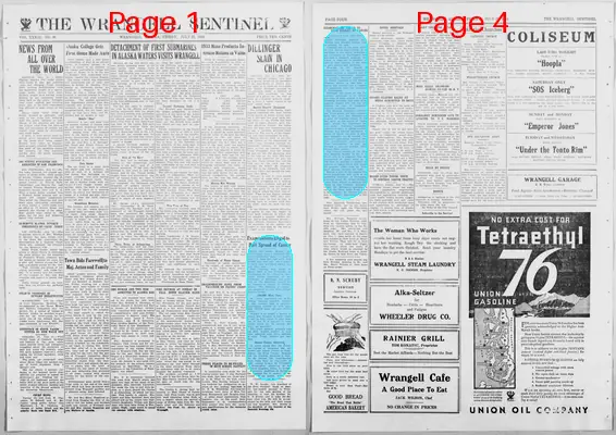 Page thumbnail for The Wrangell Sentinel