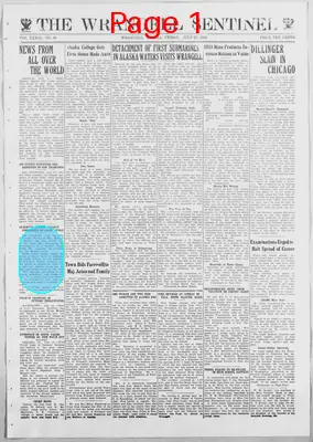 Page thumbnail for The Wrangell Sentinel