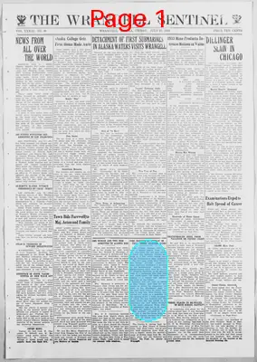 Page thumbnail for The Wrangell Sentinel