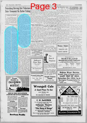 Page thumbnail for The Wrangell Sentinel