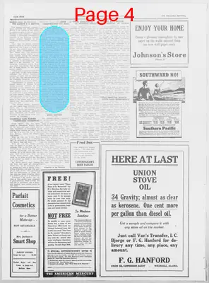 Page thumbnail for The Wrangell Sentinel