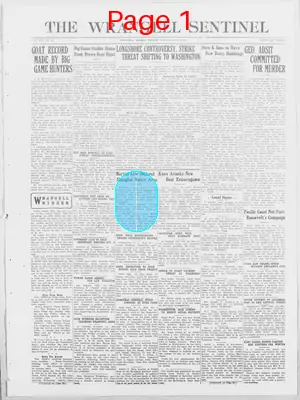 Page thumbnail for The Wrangell Sentinel