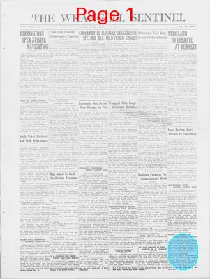 Page thumbnail for The Wrangell Sentinel