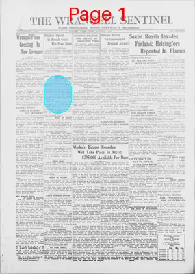 Page thumbnail for The Wrangell Sentinel