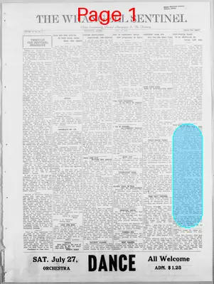 Page thumbnail for The Wrangell Sentinel