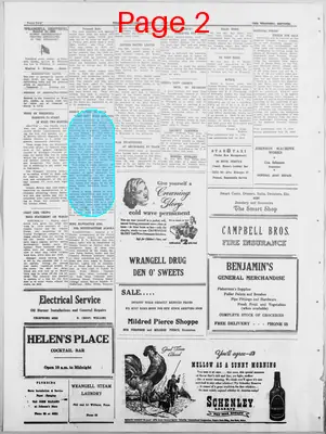 Page thumbnail for The Wrangell Sentinel