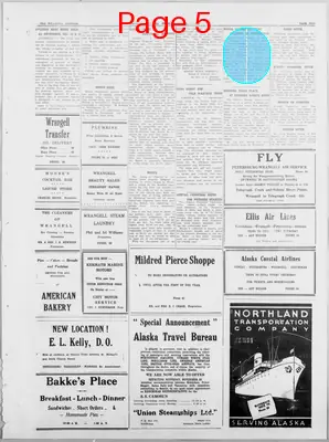 Page thumbnail for The Wrangell Sentinel