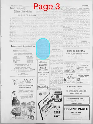 Page thumbnail for The Wrangell Sentinel
