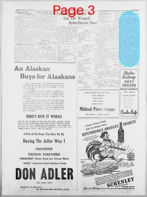 Page thumbnail for The Wrangell Sentinel
