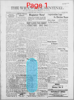 Page thumbnail for The Wrangell Sentinel