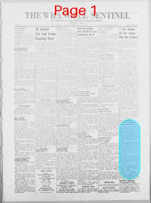 Page thumbnail for The Wrangell Sentinel