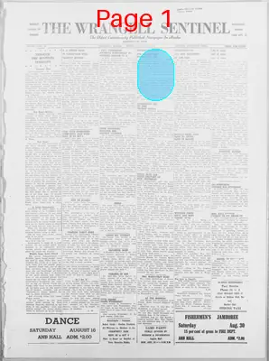 Page thumbnail for The Wrangell Sentinel