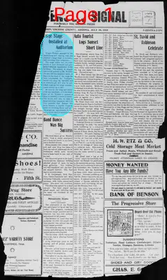 Page thumbnail for The Benson Signal