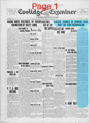 Page thumbnail for The Coolidge Examiner