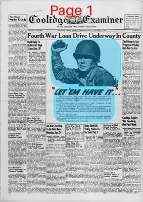Page thumbnail for The Coolidge Examiner