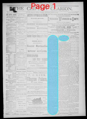 Page thumbnail for The Clifton Clarion