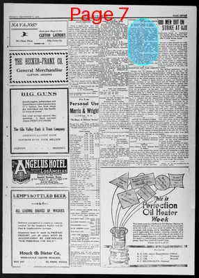 Page thumbnail for The Copper Era And Morenci Leader