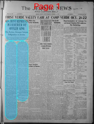 Page thumbnail for The Jerome News And Copper Belt