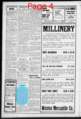 Page thumbnail for The Weston Leader